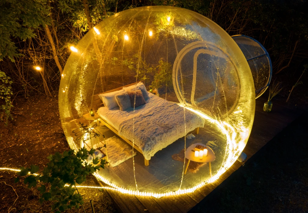 bubble crystal tent
